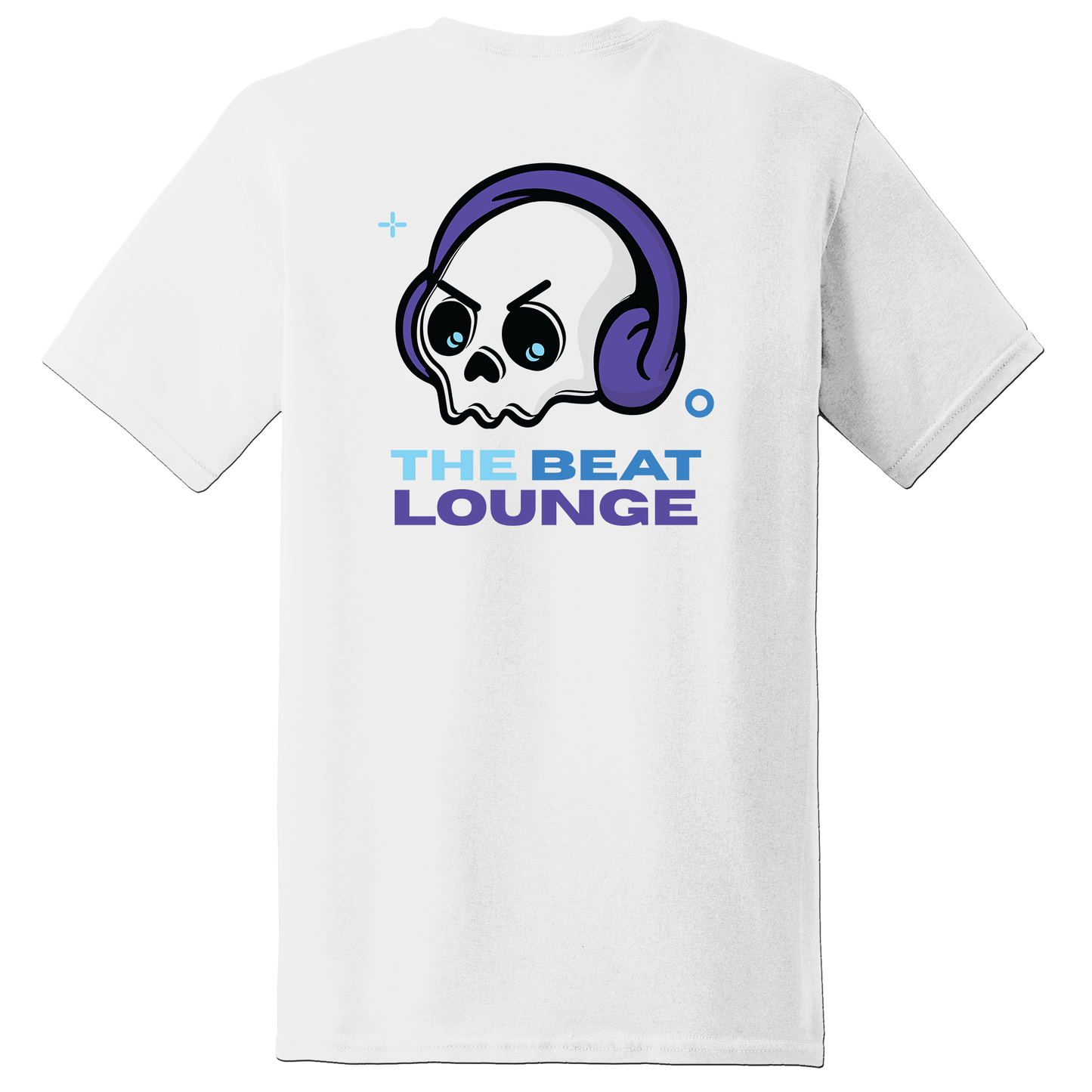 The Beat Lounge White T-Shirt Color Logo